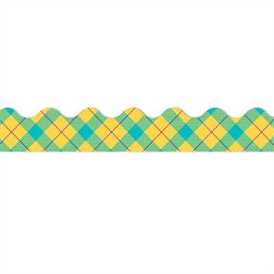 BORDER PLAID ATTITUDE YELLOW