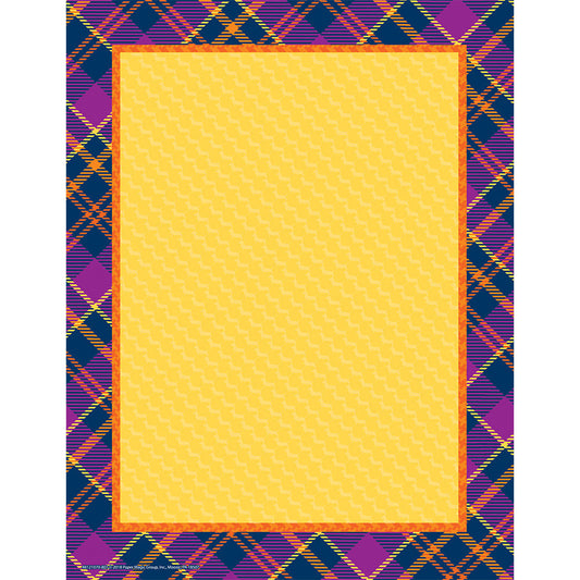 PLAID ATTITUDE COMPUTER PAPER