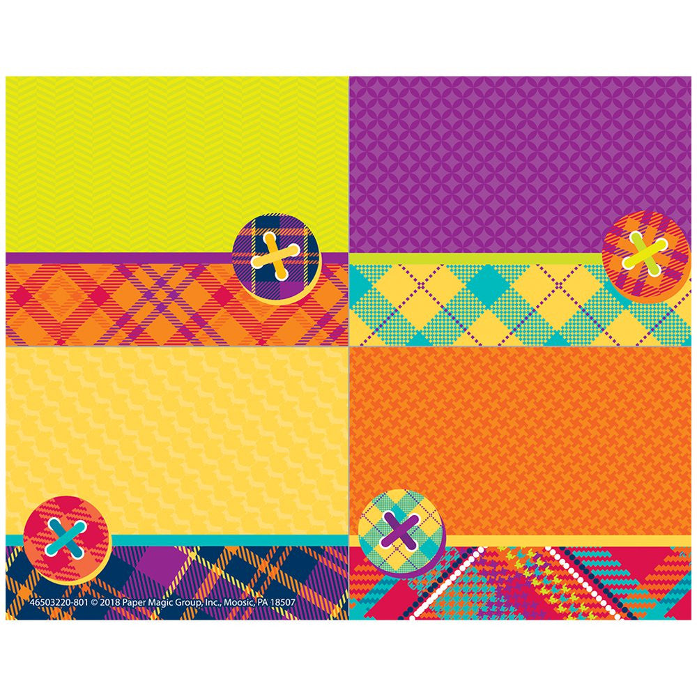 PLAID ATTITUDE NAME TAGS