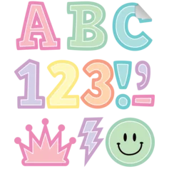 PASTEL POP 2" BOLD BLOCK SELF-ADHESIVE LETTERS UPP