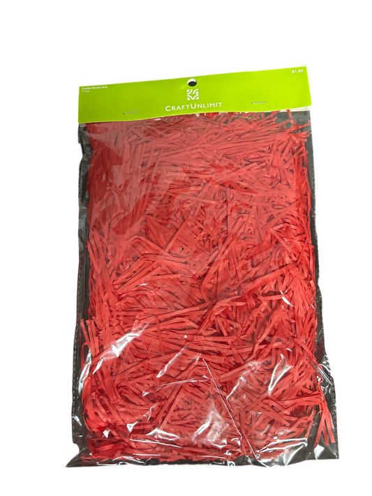 1.5OZ CRINKLE SHREDS RED