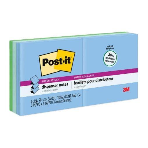 M3 POP UP POST IT RECYCLE 3X3 PK6