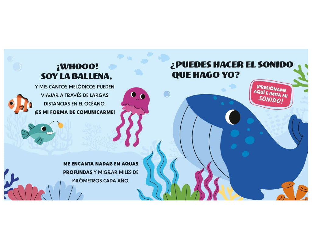 Animales del Mar | Mi Primer Libro con Sonidos y Texturas | Guadal