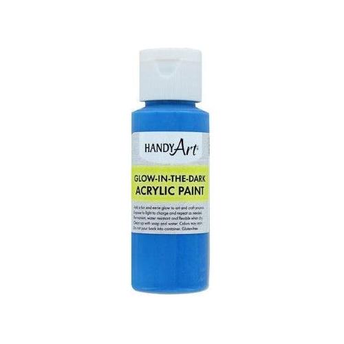 GLOW IN THE DARK ACRYLIC BLUE 2OZ