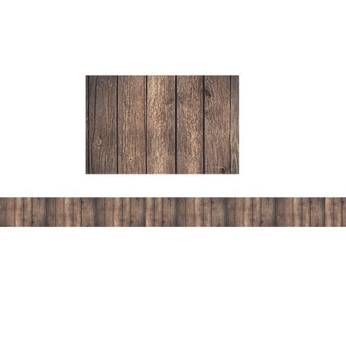 DARK WOOD STRAIGHT BORDER