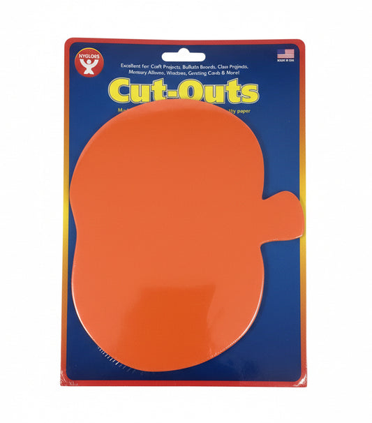 Bright Shapes 8" | Orange Pumpkins | 40pc