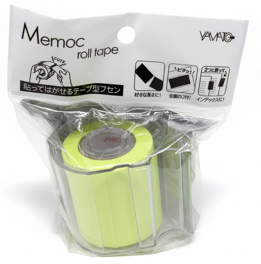 Self-stick Paper Notes | Memo Roll Tape | Yellow