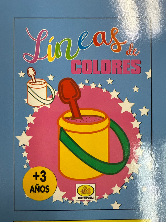 LIBRO LINEAS DE COLORES VARIEDAD