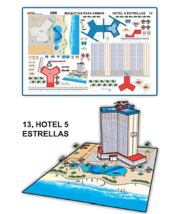 MAQUETA HOTEL 5 ESTRELLAS