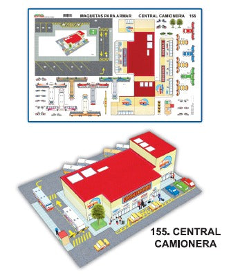 MODELO MAQUETA CENTRAL CAMIONERA