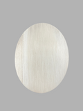 WOOD PLAQUE OVAL 18X14CM