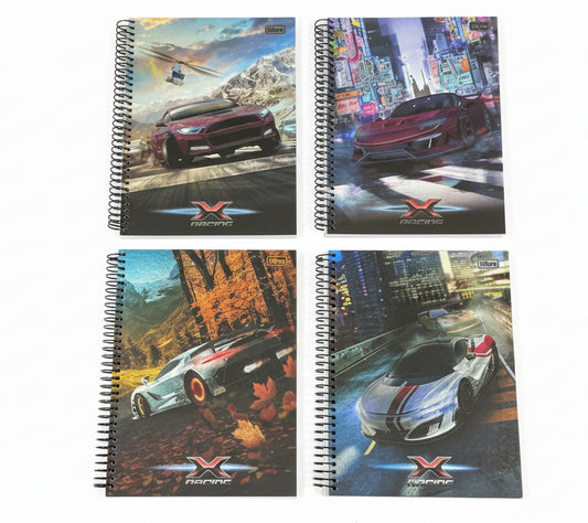 Libreta Universitaria X Racing | 10 subjet | 160pg