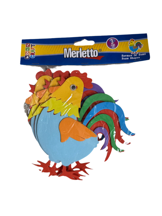 FORMAS FOAMIE GALLO 4PCS