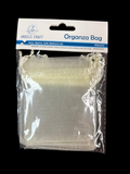 6CT. ORGANZA BAG-IVORY, APPOX. 3X4IN