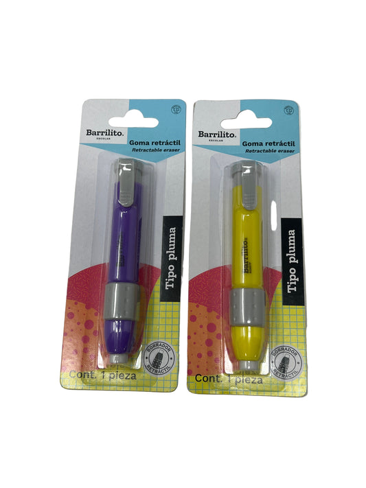 ERASERS RETACTABLE PEN