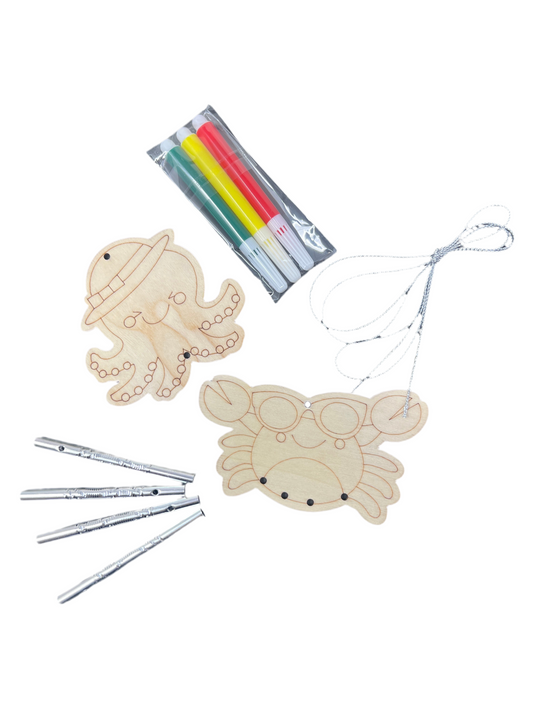 WIND CHIME KIT OCTOPUS & CRAB