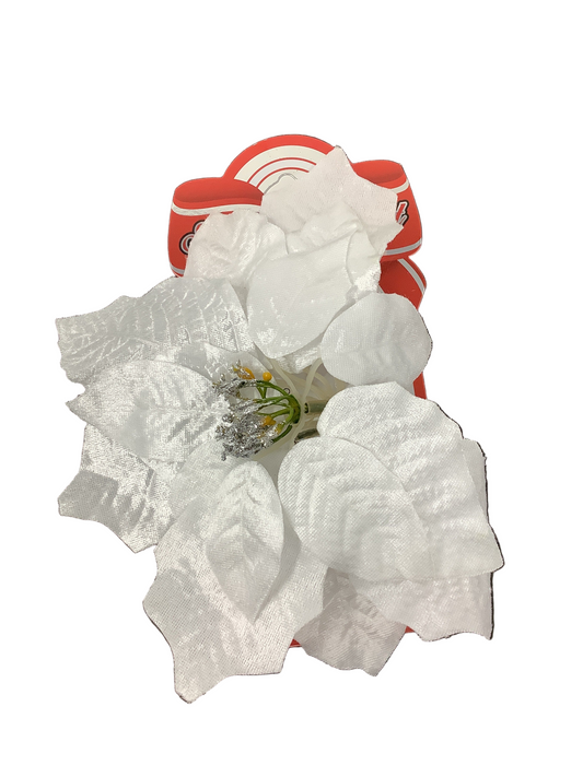 POINSETTIA CLIP 25CM GLD