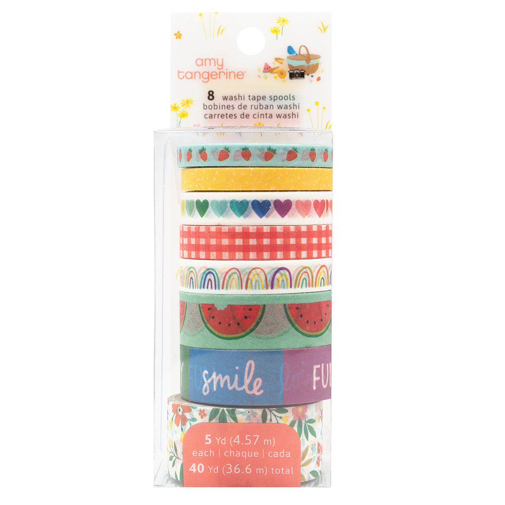 WASHI TAPE PICNIC IN THE PARK 8PCS