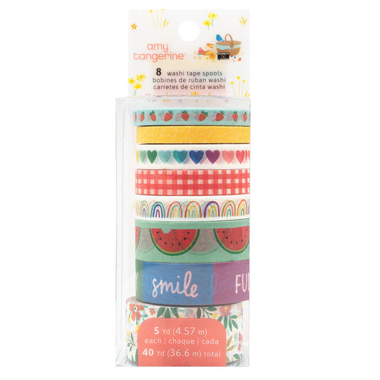WASHI TAPE PICNIC IN THE PARK 8PCS