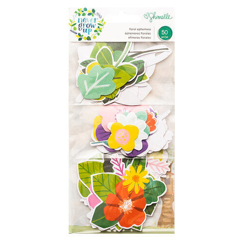 NEVER GROW UP ACCENTS FLORAL 50PCS