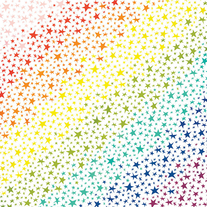 PATTERNED CARDSTOCK STAY CURIOUS SINGLE SIDE12X12