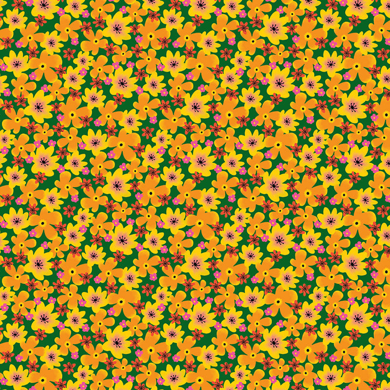 PATTERNED PAPER BLOOM BIGTIME SINGLE 12X12