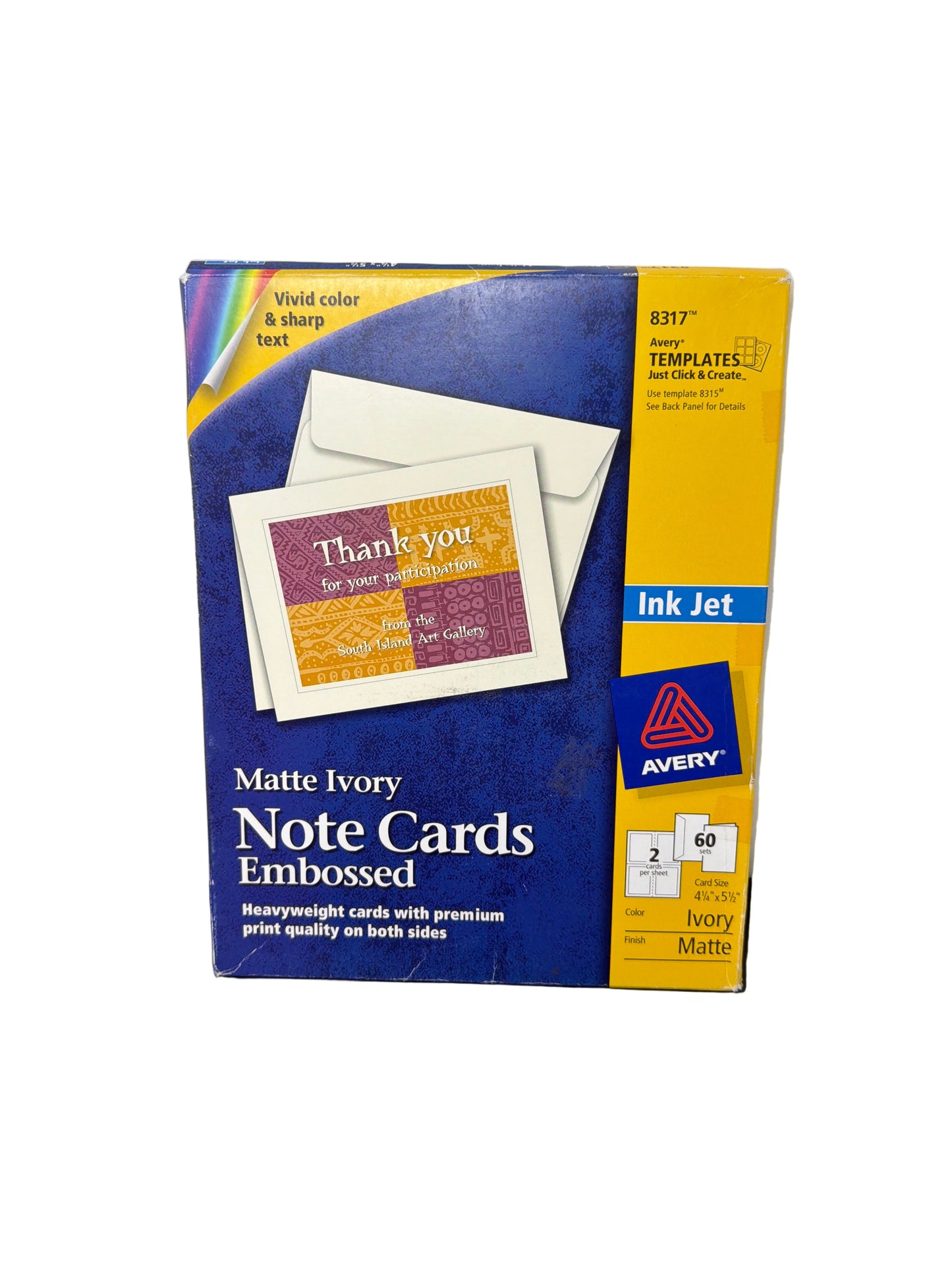 AV Ink Jet Embossed Note