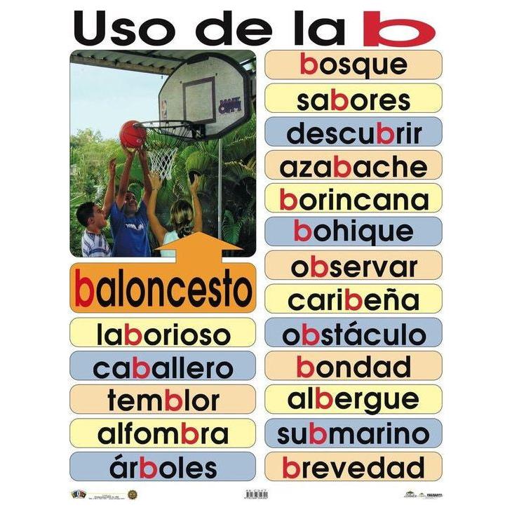 CARTEL USO DE LA B