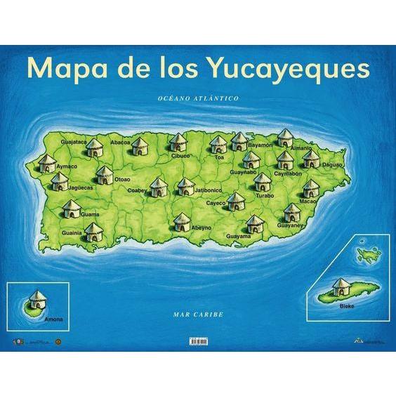CARTEL MAPA DE YUCAYEQUES