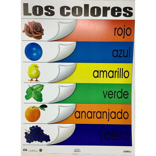 CARTEL LOS COLORES