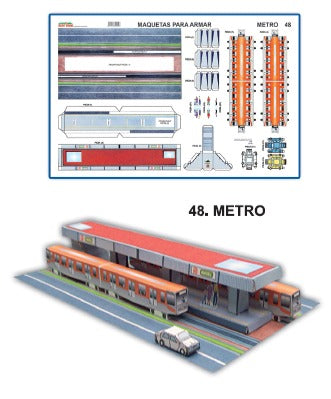 MODELO MAQUETA METRO-TREN