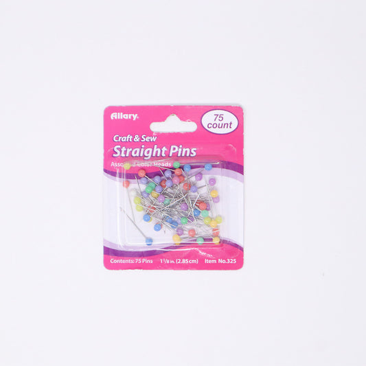STRAIGHT PINS ASST COLORS
