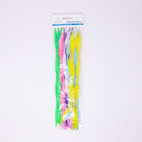 Bump Chenille Stems Asst Colors w/4-bumps 24ct