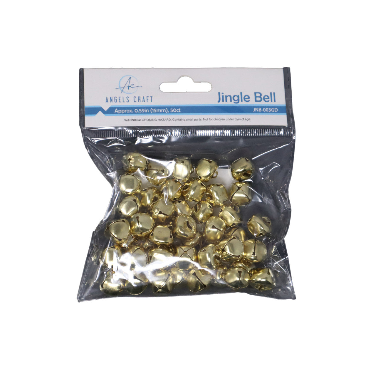 50ct Jingle Bell - 15MM Gold