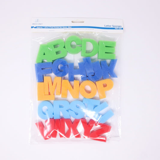 Letter sponges
