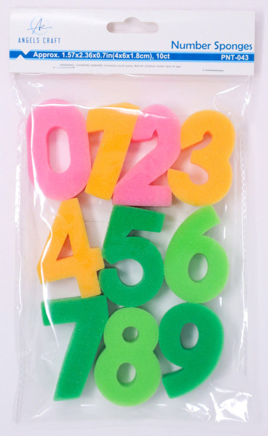 Number sponges