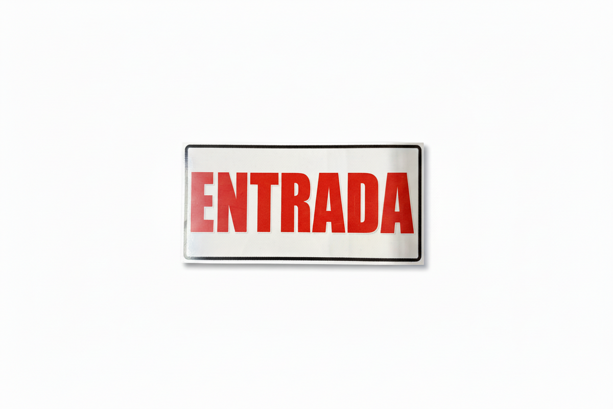 Entrada Sign - JA Riollano