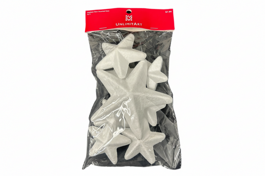 Polyfoam Stars Assorted Sizes | 8 pcs