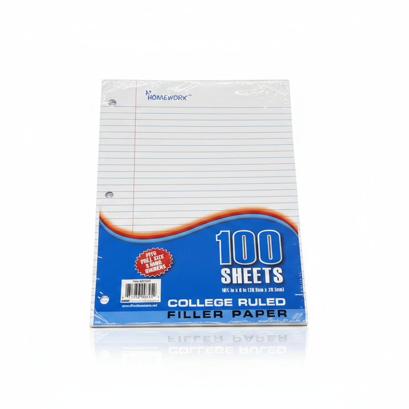 100 Sheet College Rule - JA Riollano
