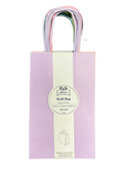 12 ct. Medium Kraft Bag- 4 Pastel Color (Light Pink, Light Purple, Mint, Light Blue)5.11x3.15x8.27in (13x8x21CM)