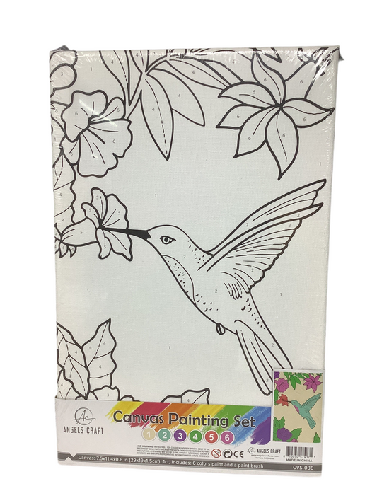 CANVAS PAINT SET BIRD