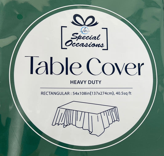 Rectangle Table Cover | Hunter Green