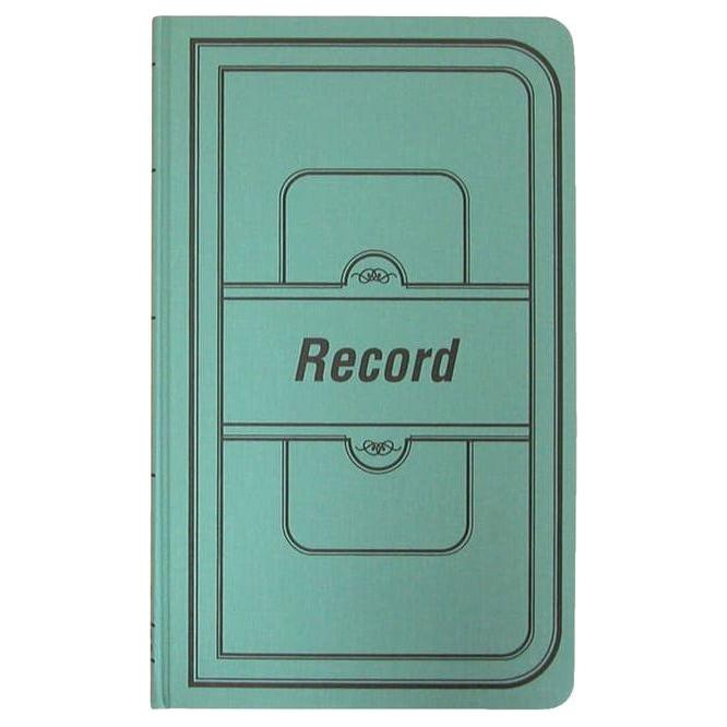 RECORD BOOK 500 PG GREEN