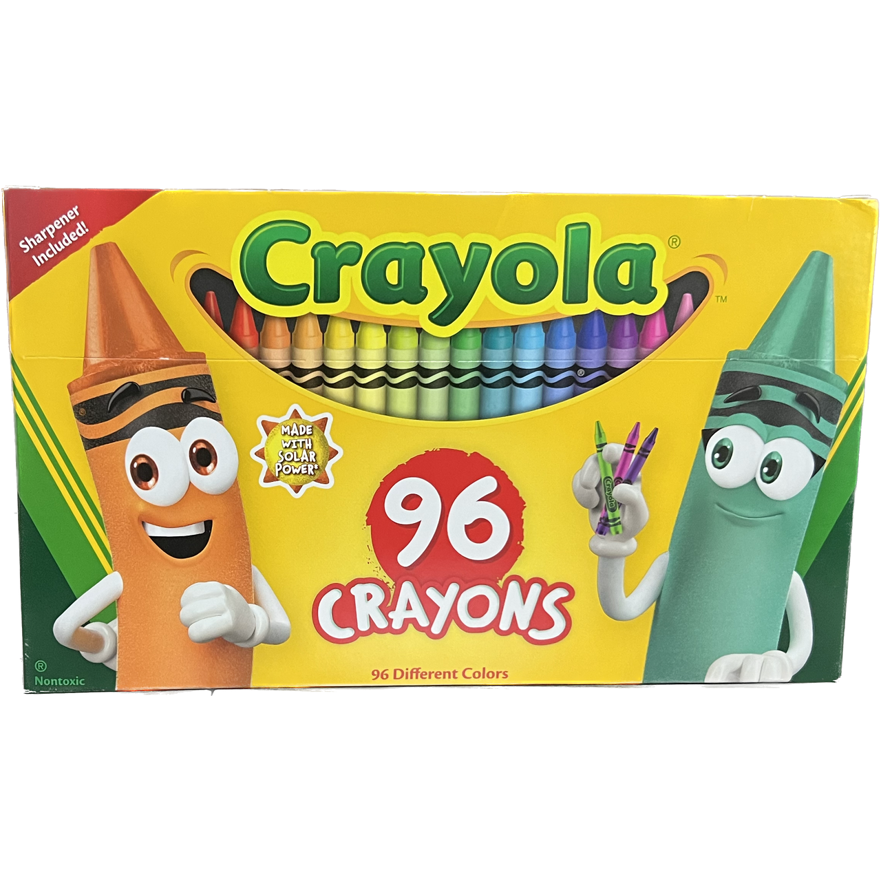 CRAYOLA CRAYONS ASSORTED COLORS PQ.96