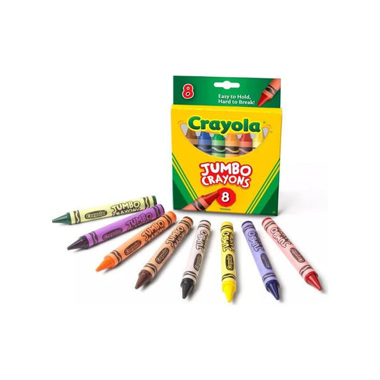 CRAYOLA JUMBO CRAYONS PQ.8
