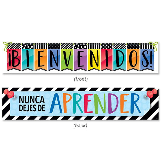 BOLD & BRIGHT ¡BIENVENIDOS! SPANISH BANNER