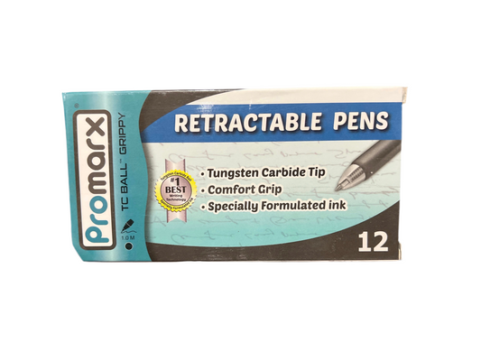 BALL GRIPPY PEN MEDIUM BLACK CJ.12