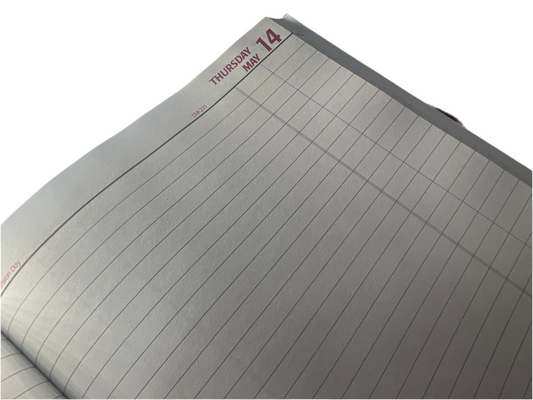 AGENDA DIARIA JOURNAL LEGAL ROJA