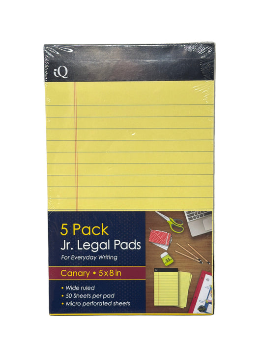 CANARY 5X8 LEGAL PAD PQ.5