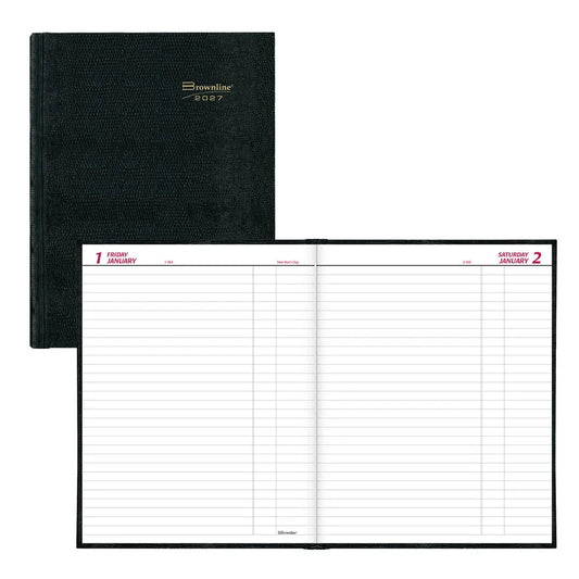 Traditional Daily Planner - Black